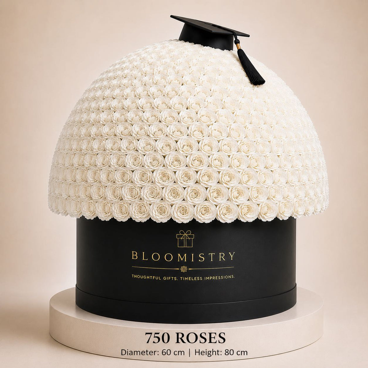 White Rose in black Box Deluxe