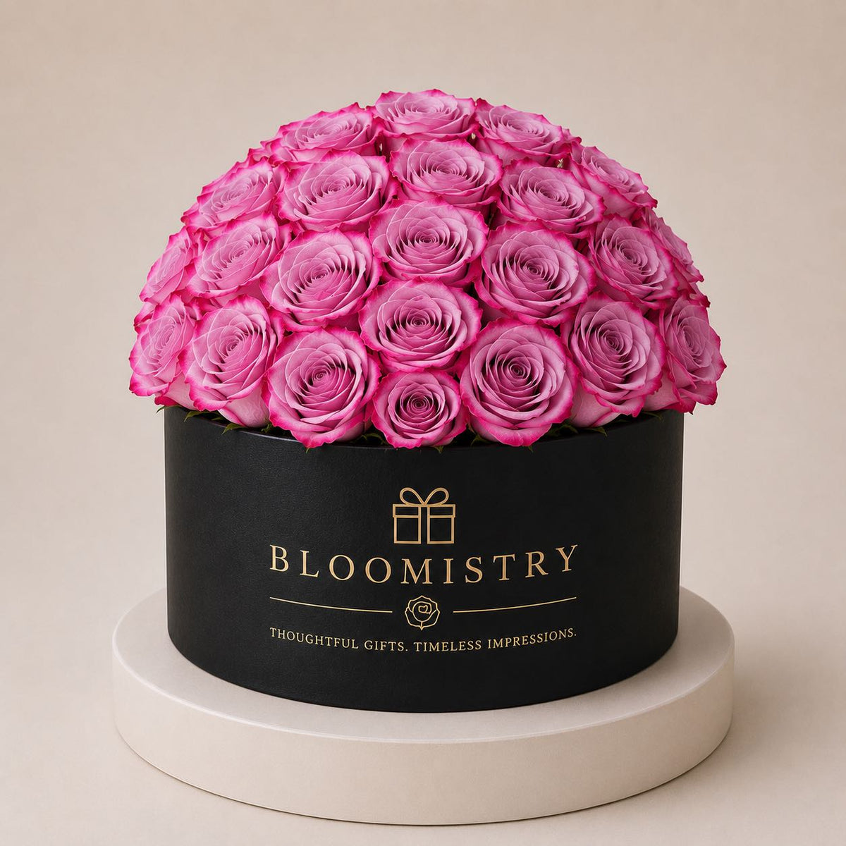 Purple rose in Black Box premium