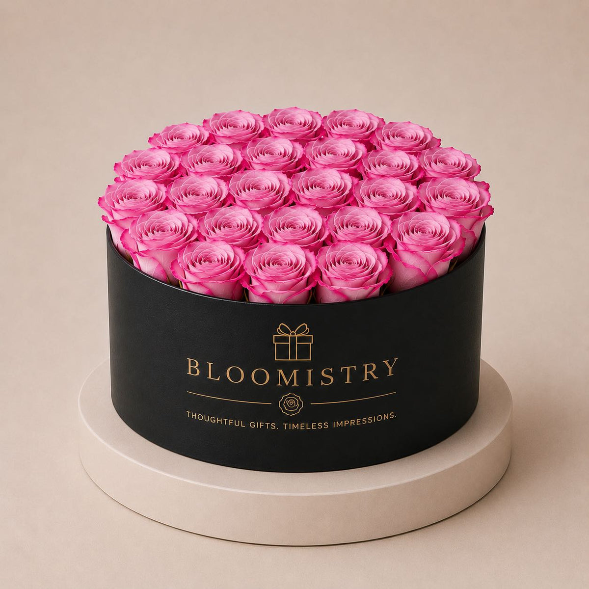 Purple rose in Black box premium