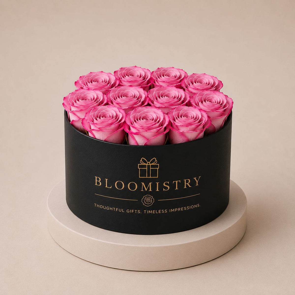 Purple rose in Black box classic