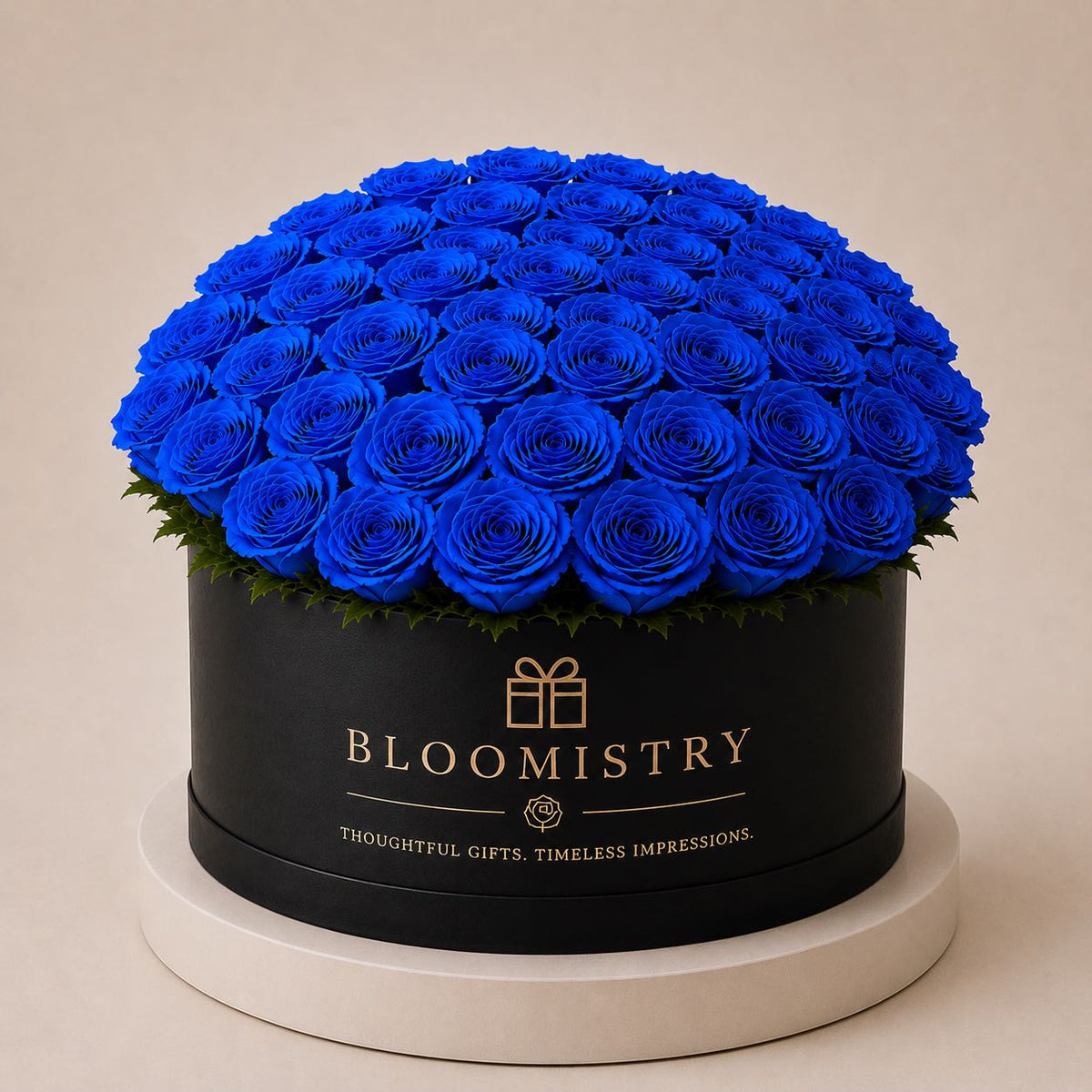 Blue rose in Black Box deluxe