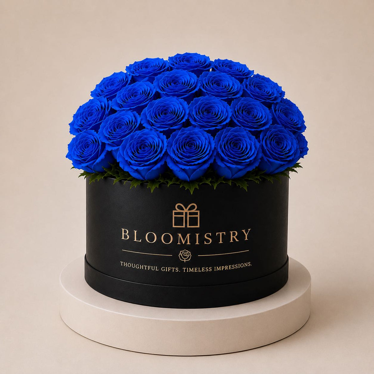 Blue rose in Black Box premium