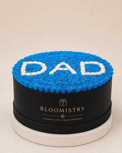 Dad Rose Grand Box — Father's Day rose box delivered across the UAE by Bloomistry