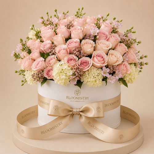 Flower Charm Box — fresh flower arrangement delivered across the UAE by Bloomistry