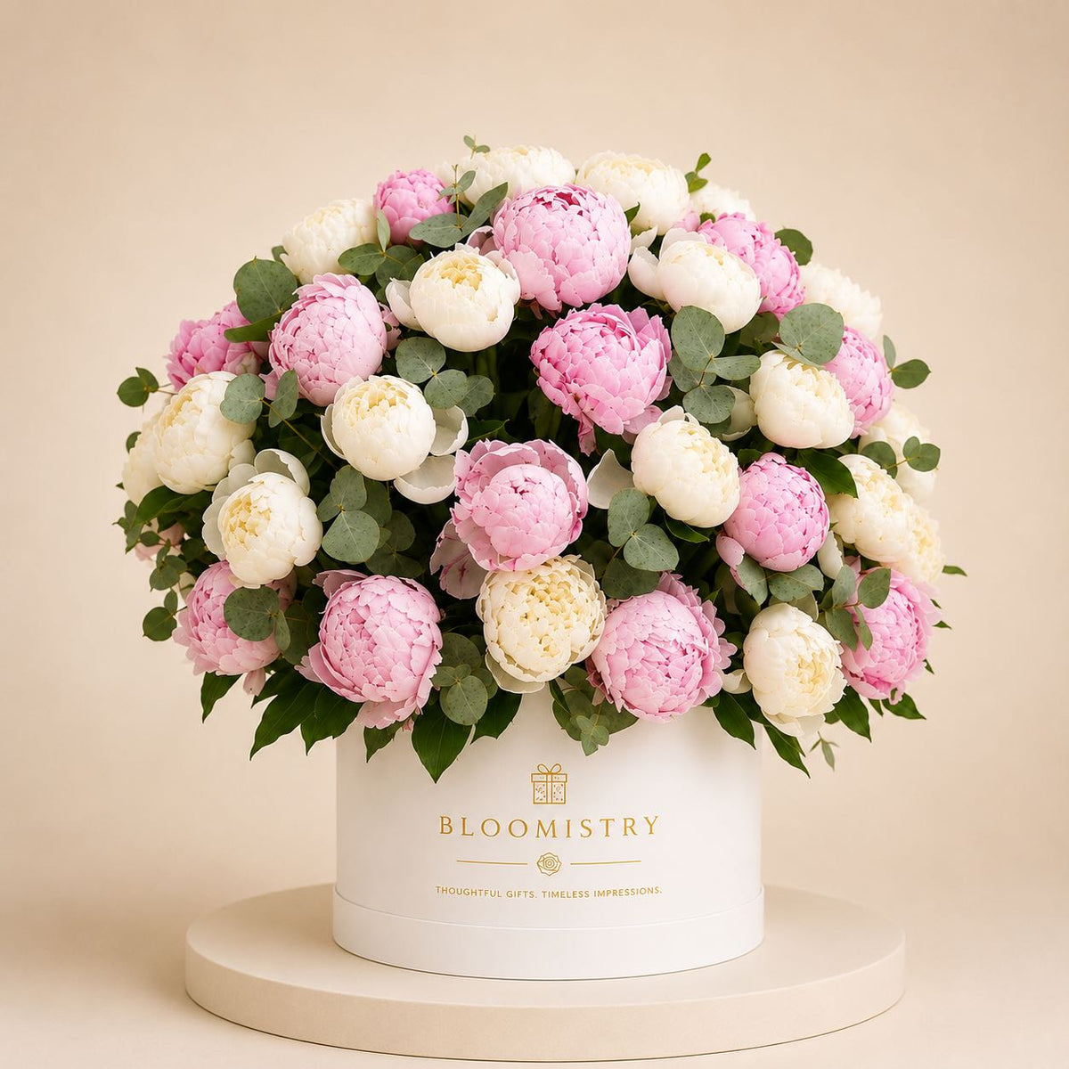 Imperial Peony — peony arrangement delivered across the UAE by Bloomistry