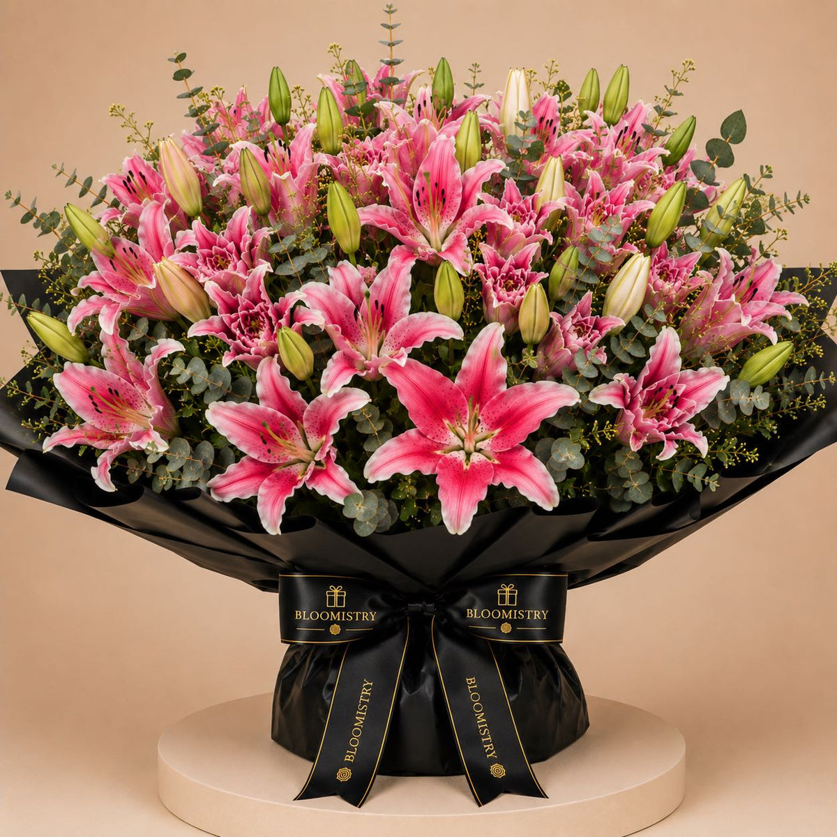 Lily Blanche Bouquet — lily arrangement delivered across the UAE by Bloomistry