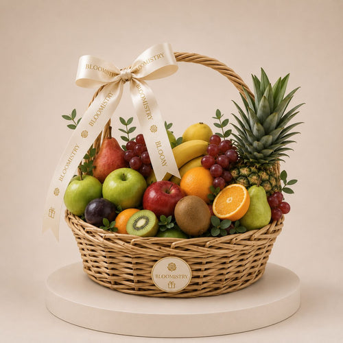 Premium Seasonal Fruit Basket — fruit gift basket delivered across the UAE by Bloomistry