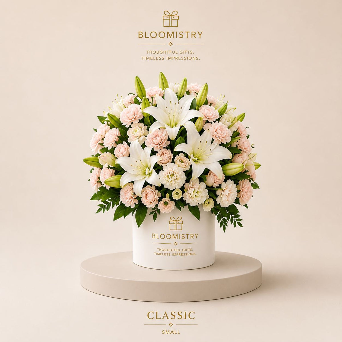 The Royal Pastel, Royal size — pastel flower arrangement delivered across the UAE by Bloomistry