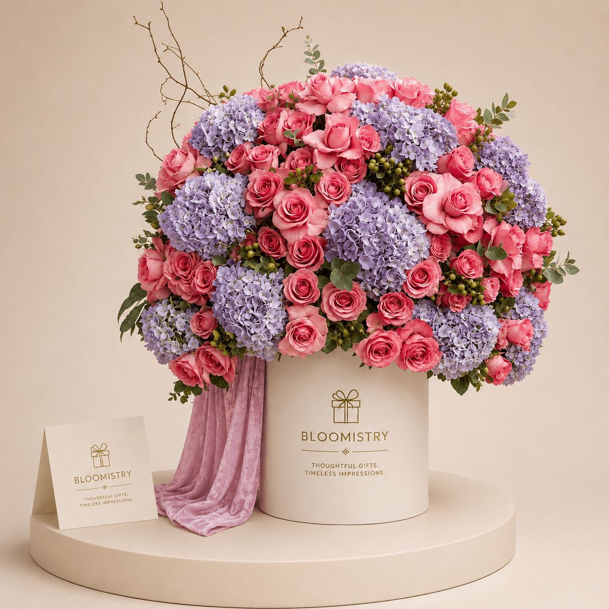 Twilight Blossom Extravagance — fresh flower arrangement delivered across the UAE by Bloomistry