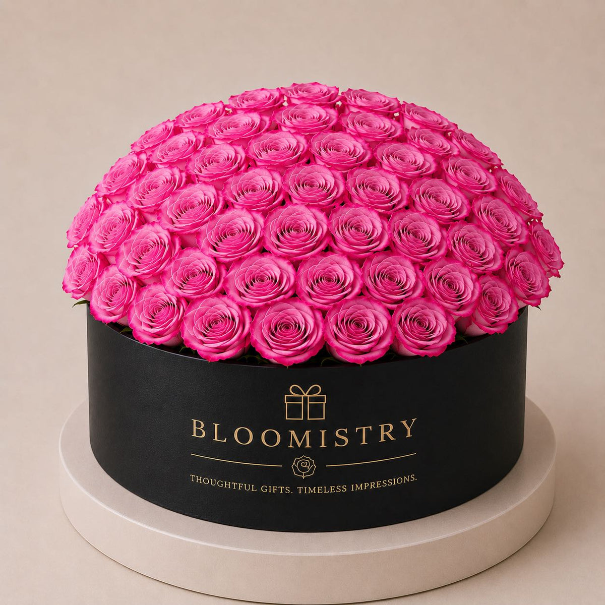 Purple rose in Black Box deluxe