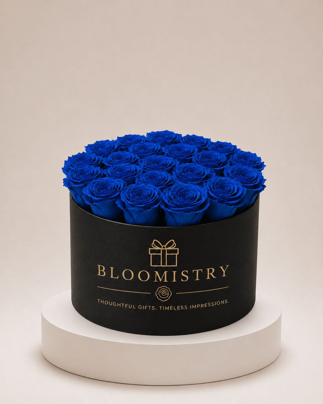 Blue rose in Black box premium