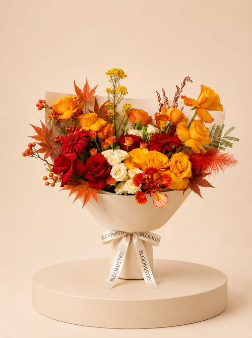 Equinox Radiance — fresh flower arrangement delivered across the UAE by Bloomistry