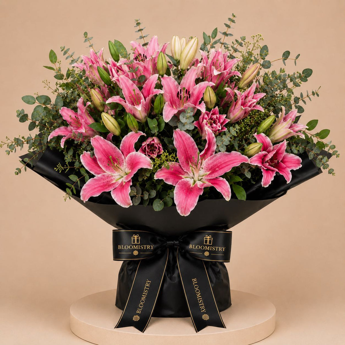 Lily Blanche Bouquet — lily arrangement delivered across the UAE by Bloomistry