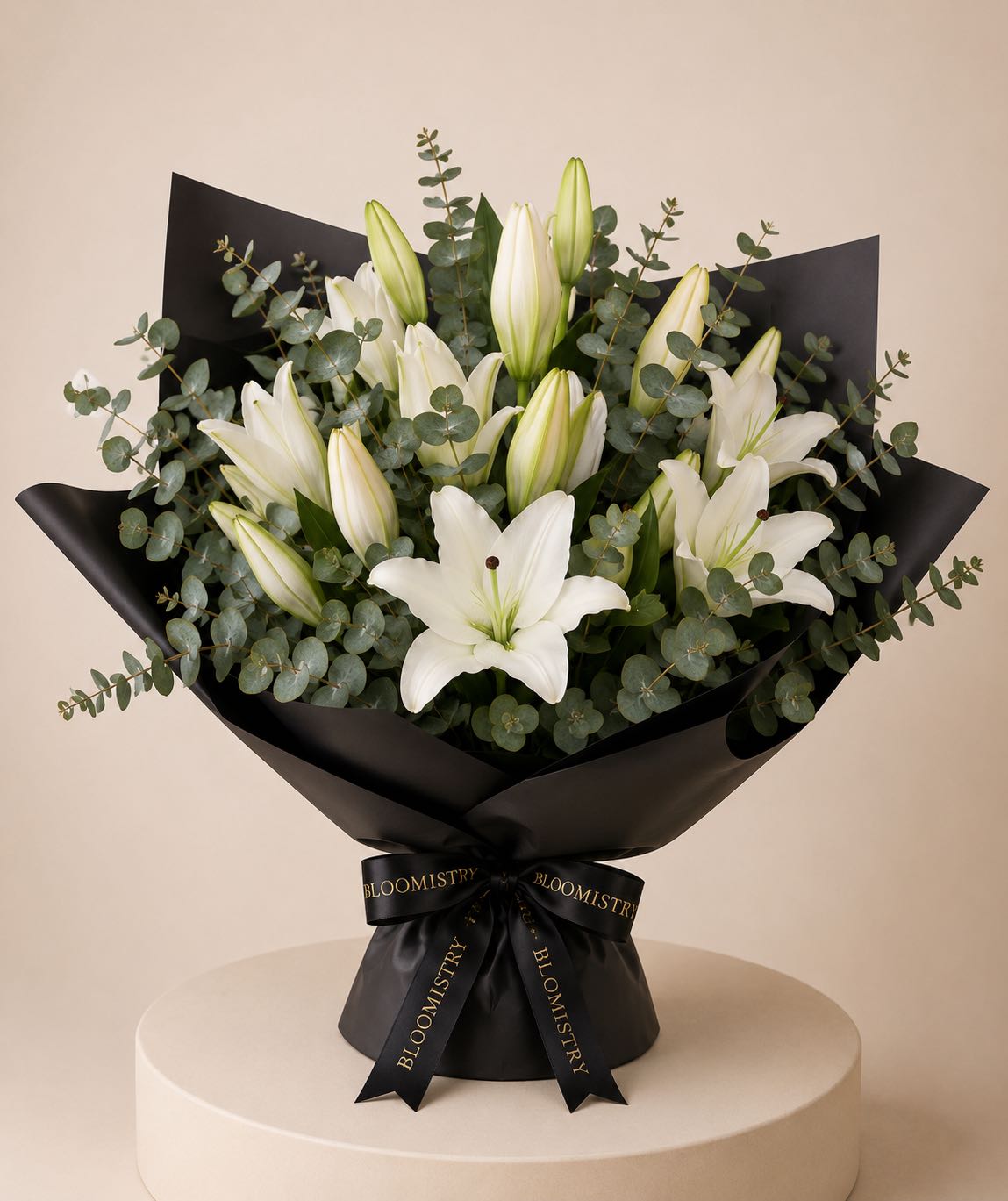 Lily Blanche Bouquet — lily arrangement delivered across the UAE by Bloomistry