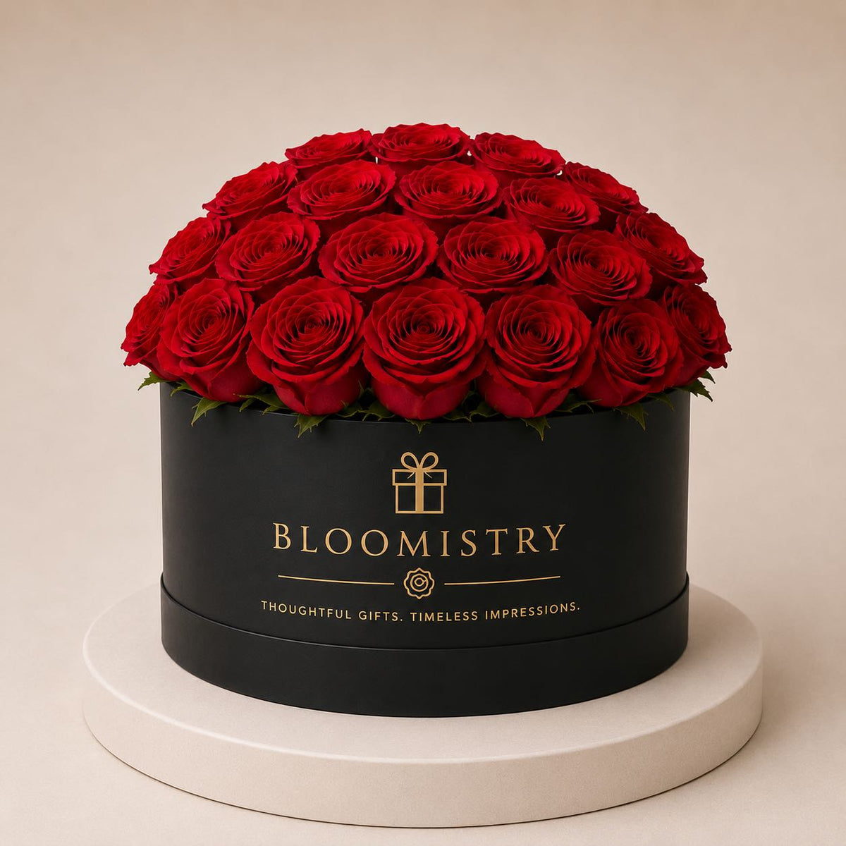 Red  rose in Black Box premium