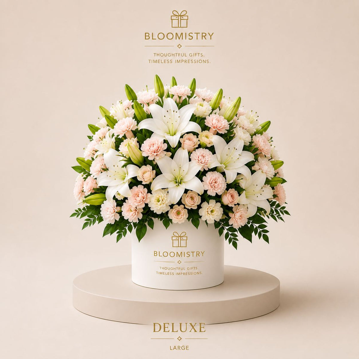 The Royal Pastel, Premium size — pastel flower arrangement delivered across the UAE by Bloomistry